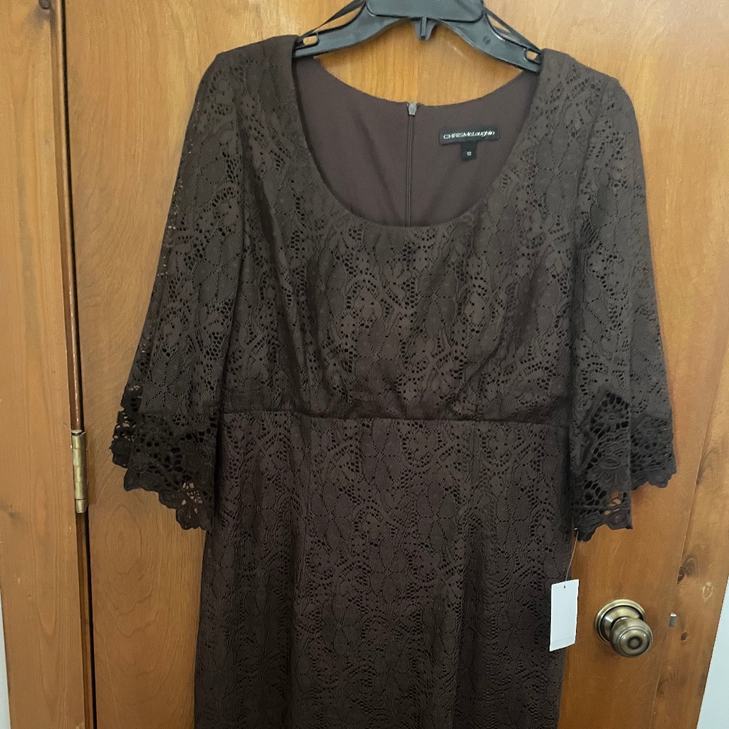 Brown Nwt Chris Mclaughlin Dress